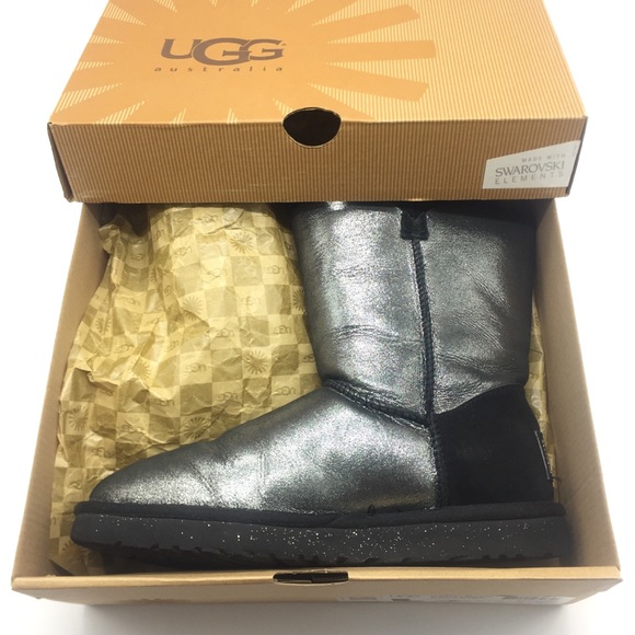 UGG Bailey Button Bling Shimmer 1007424 Size 7 - Picture 9 of 9